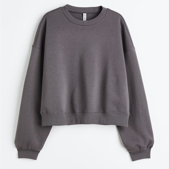 Divided Sweaters - Divided Charcoal Gray Oversized Crewneck Sweatshirt Size XL Great Condition